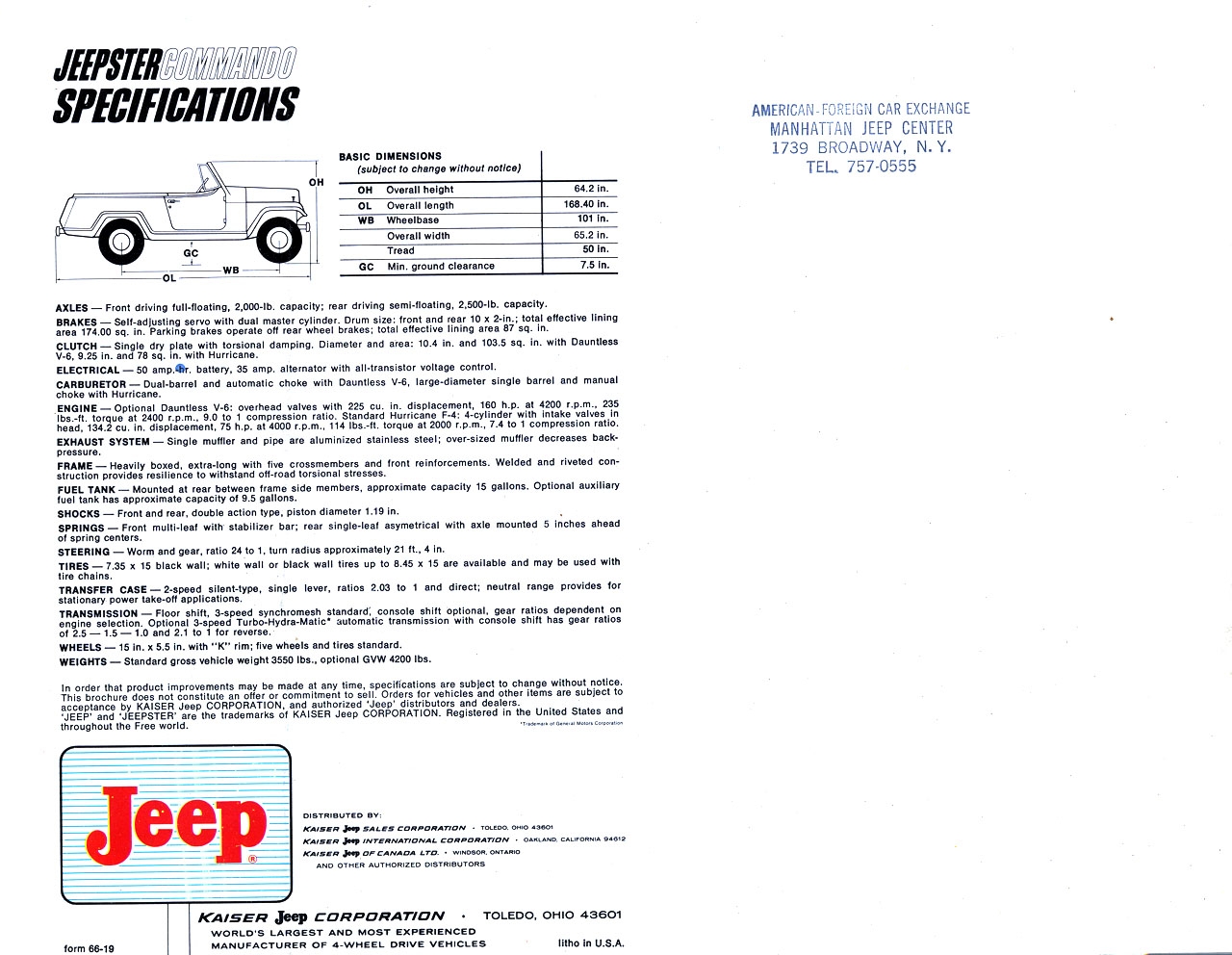 Jeepster Commando Wiring Diagram Wiring Diagram
