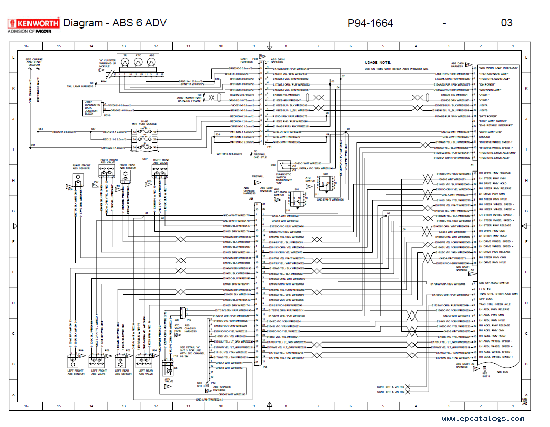 Kenworth Headlight Wiring Diagram Wiring Diagram