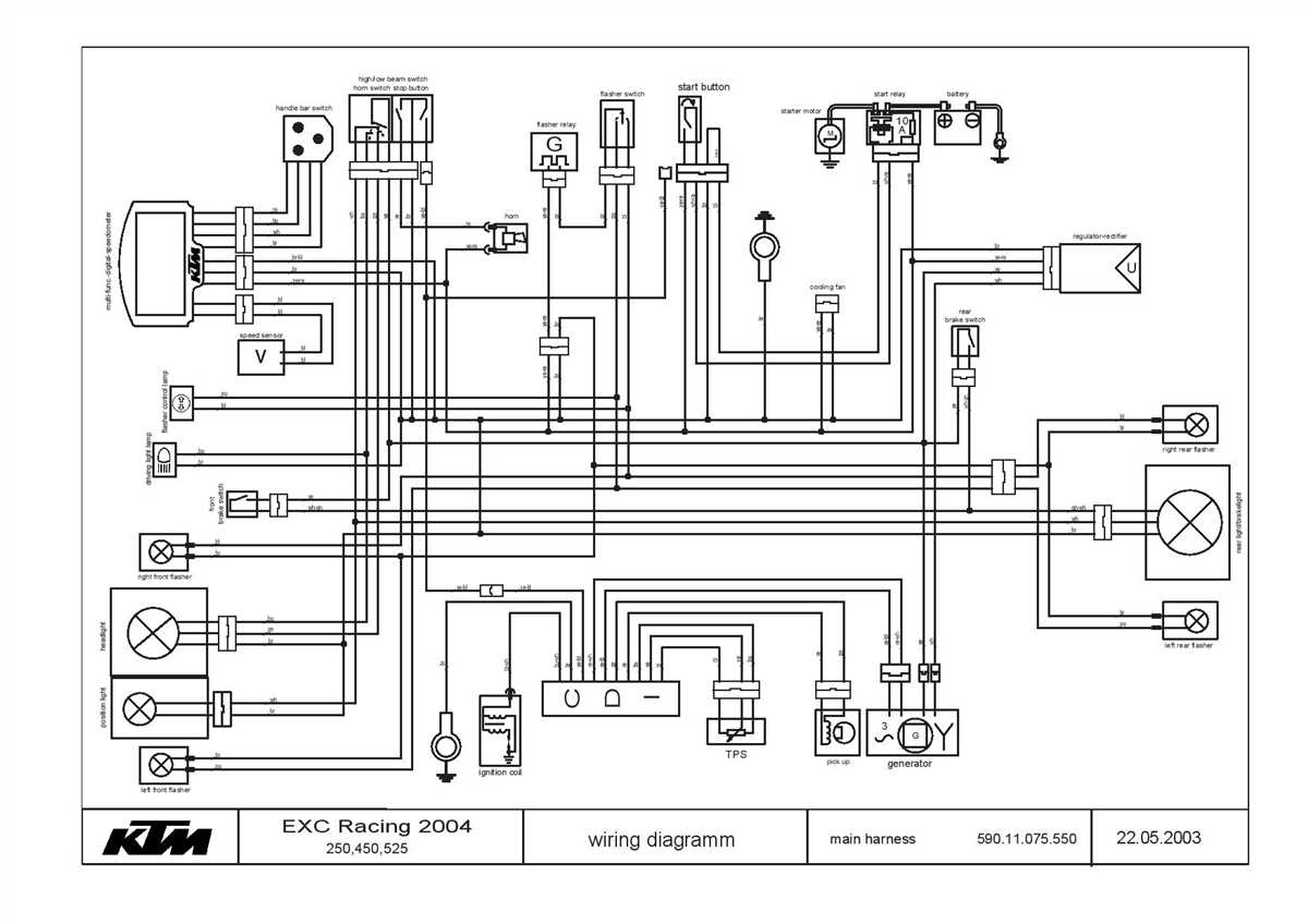 KTM 450 EXC Electrical Schematic