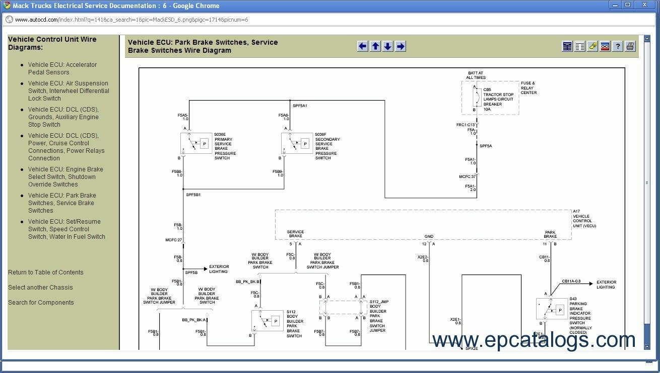 Mack Truck Wiring Diagrams Wiring Diagram