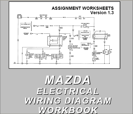 MAZDA ELECTRICAL WIRING DIAGRAM WORKBOOK Wiring Diagram Service 