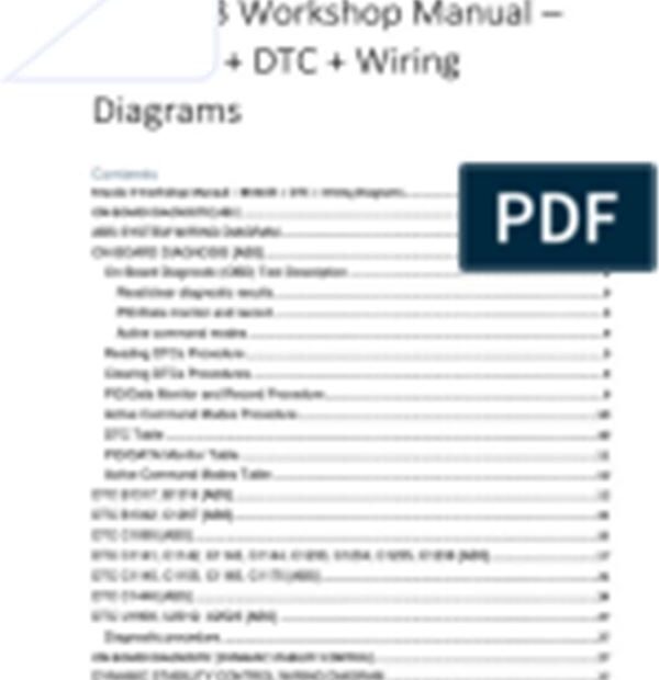 Mazda Wiring Diagrams