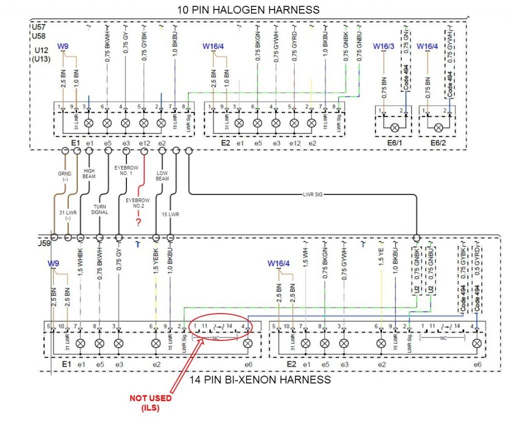 Mercedes Wiring Diagram Color Codes
