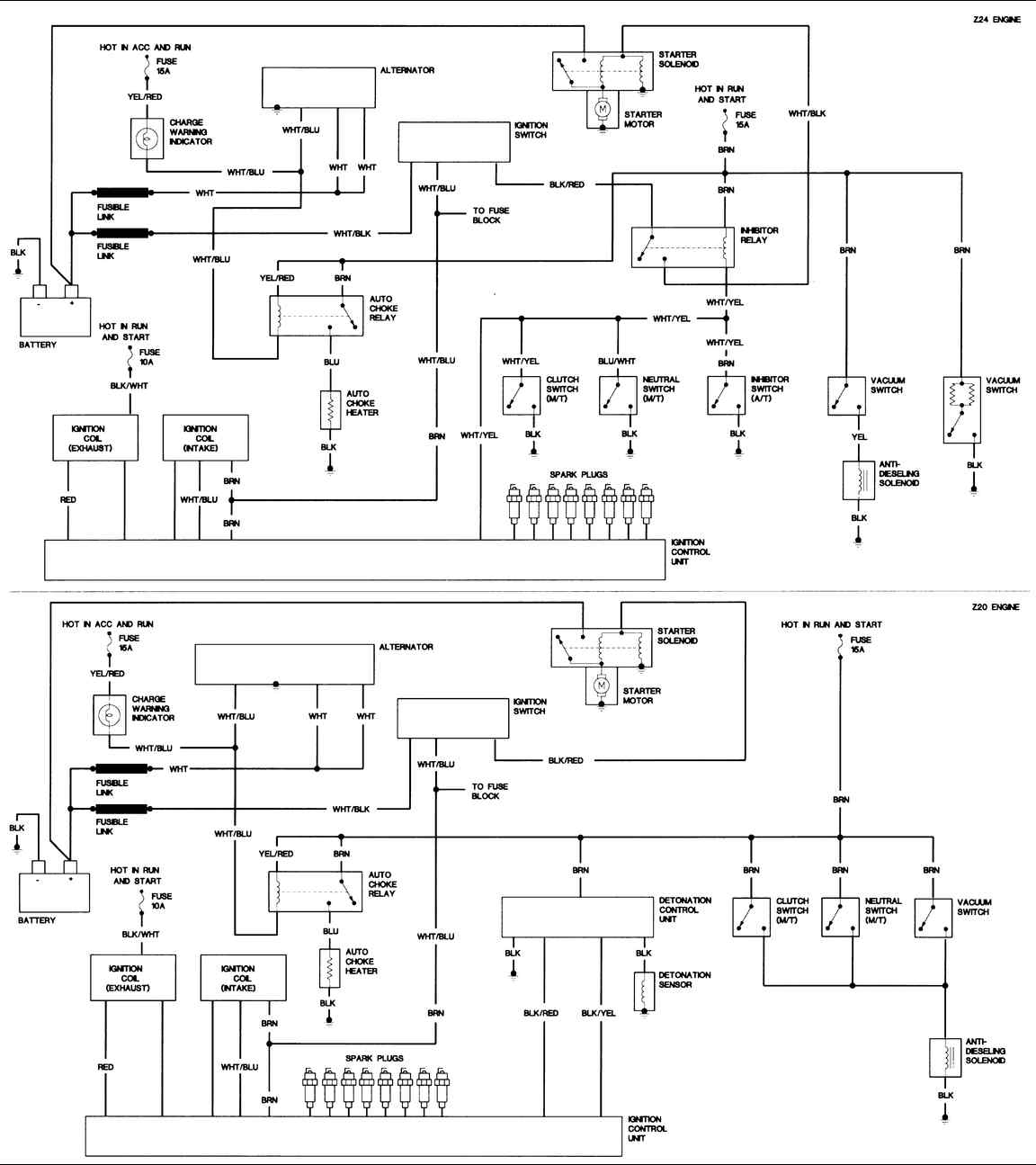 Nissan Hardbody Wiring Schematic Wiring Diagram