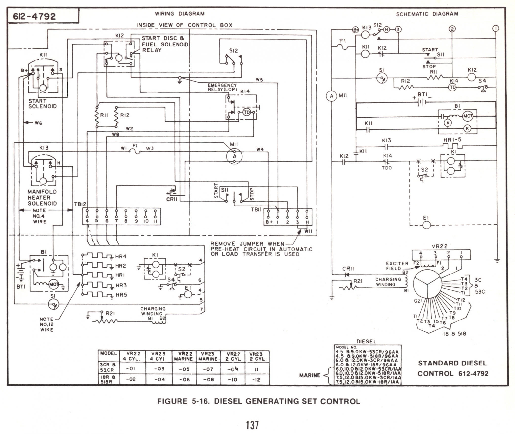 Onan 4000 W Rv Generator Wire Diagram Onan Engine Parts Diag