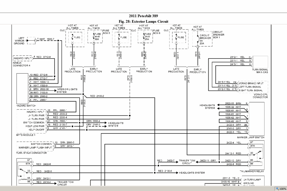 Peterbilt 389 Wiring Schematic Wiring Diagram