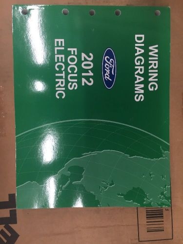 Purchase 2012 Ford Focus Electric Wiring Diagrams Service Manual In 