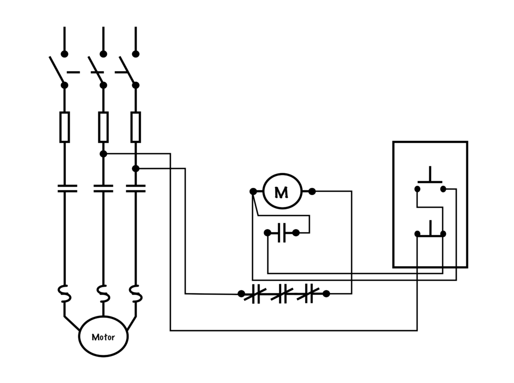 Schematic Vs Wiring Diagrams Basic Motor Control