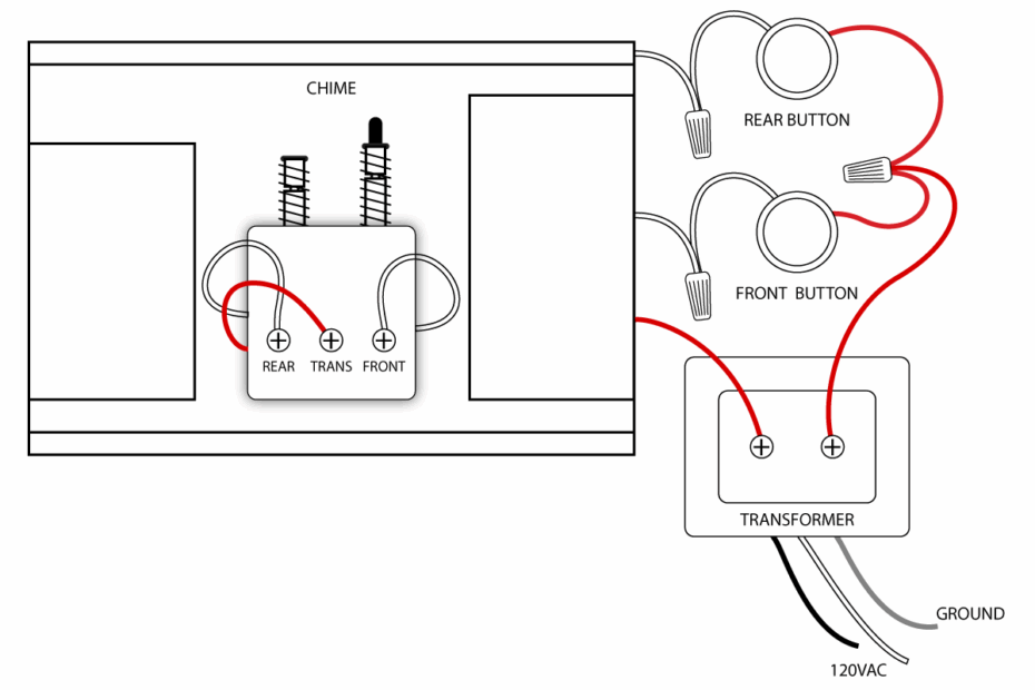 Simple How To Wire A Doorbell System Diagram Youtube Door Bell