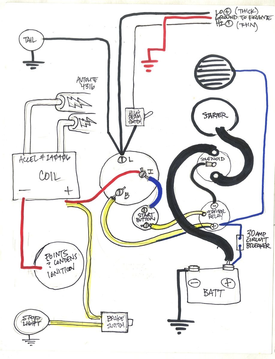 Simple Wiring Diagram For Harley
