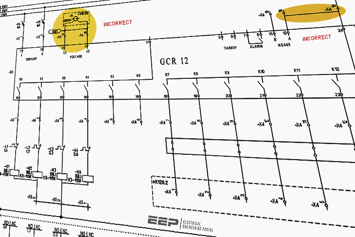 Single Line Wiring Diagram Single Line Wiring Diagram