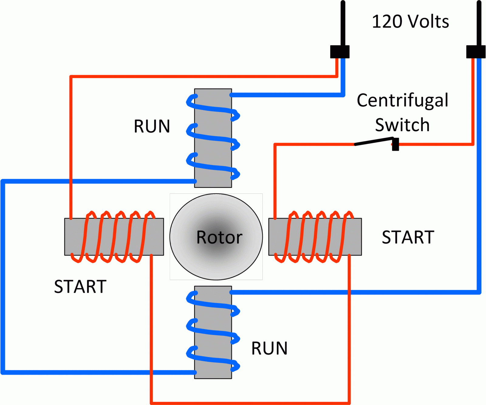 Single Phase Motor Wiring Diagrams Capacitor