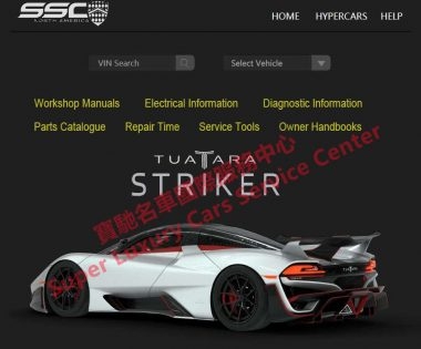 SSC Tuatara Workshop Service Repair Manuals Wiring Diagram Super