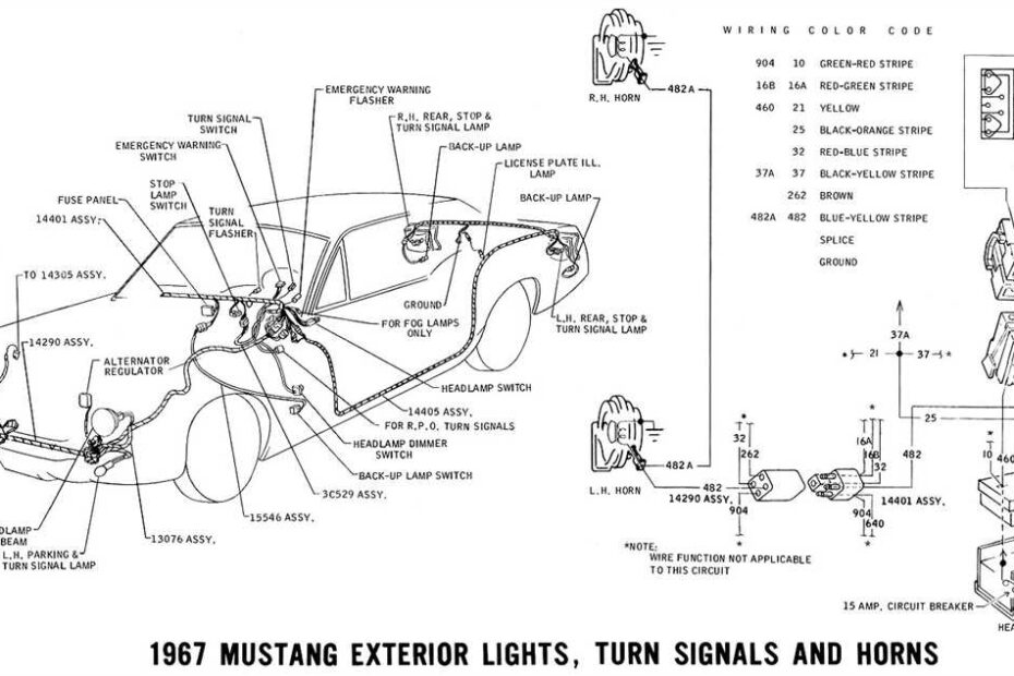 Step by Step Guide 1967 Mustang Wiring Diagram For Easy Troubleshooting