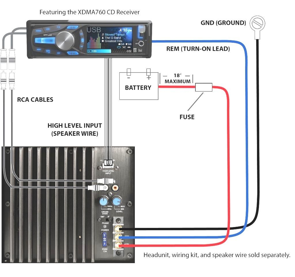 Stereo Amplifier Wiring Diagram