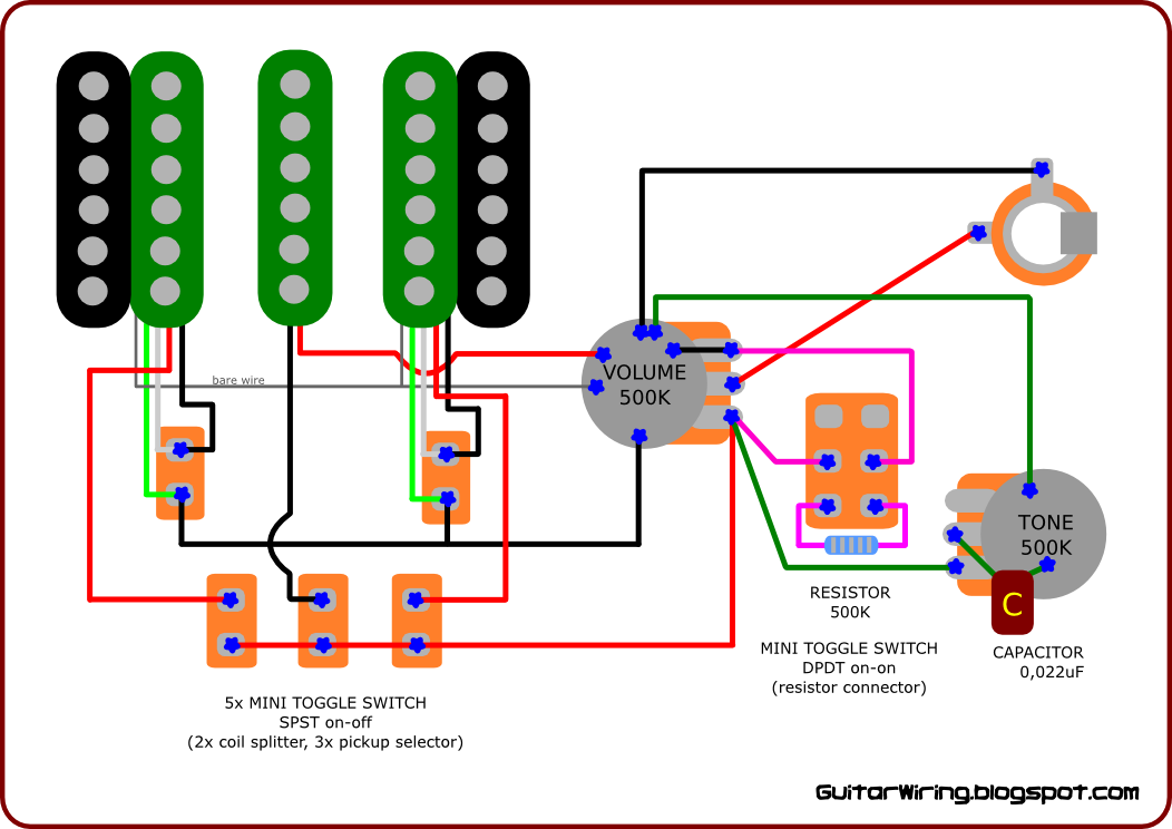 The Guitar Wiring Blog Diagrams And Tips Custom Wiring Diagram For 