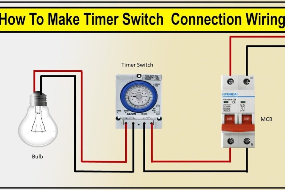 Timer Switch Connection Wiring Diagram