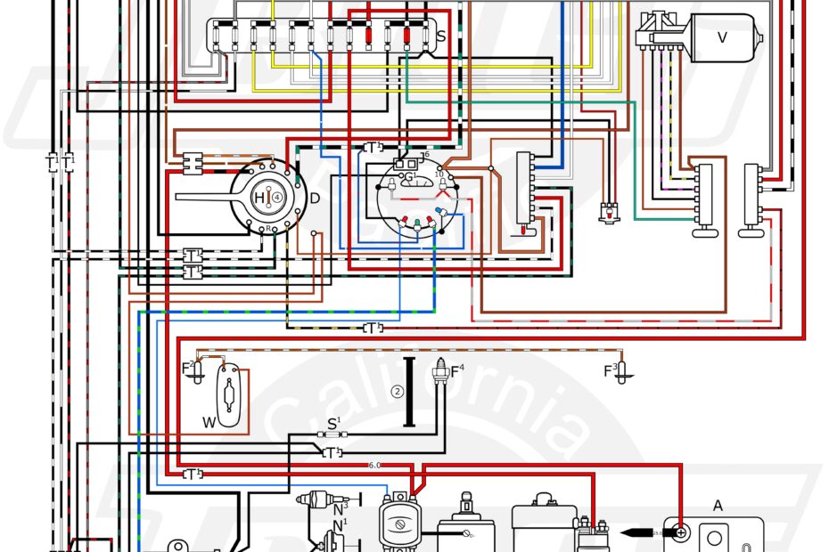 Vw Tech Article 1971 Wiring Diagram Vw Wiring Diagram Wiring Diagram