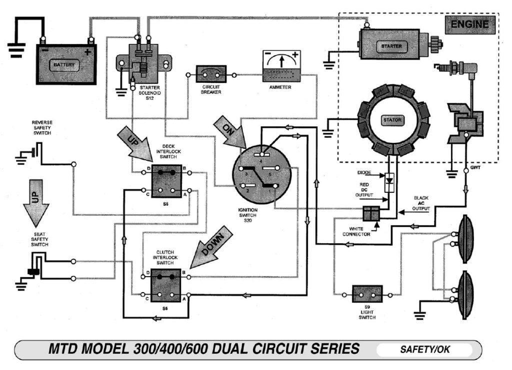 Wireing Diagram For Tractor Mower Switch