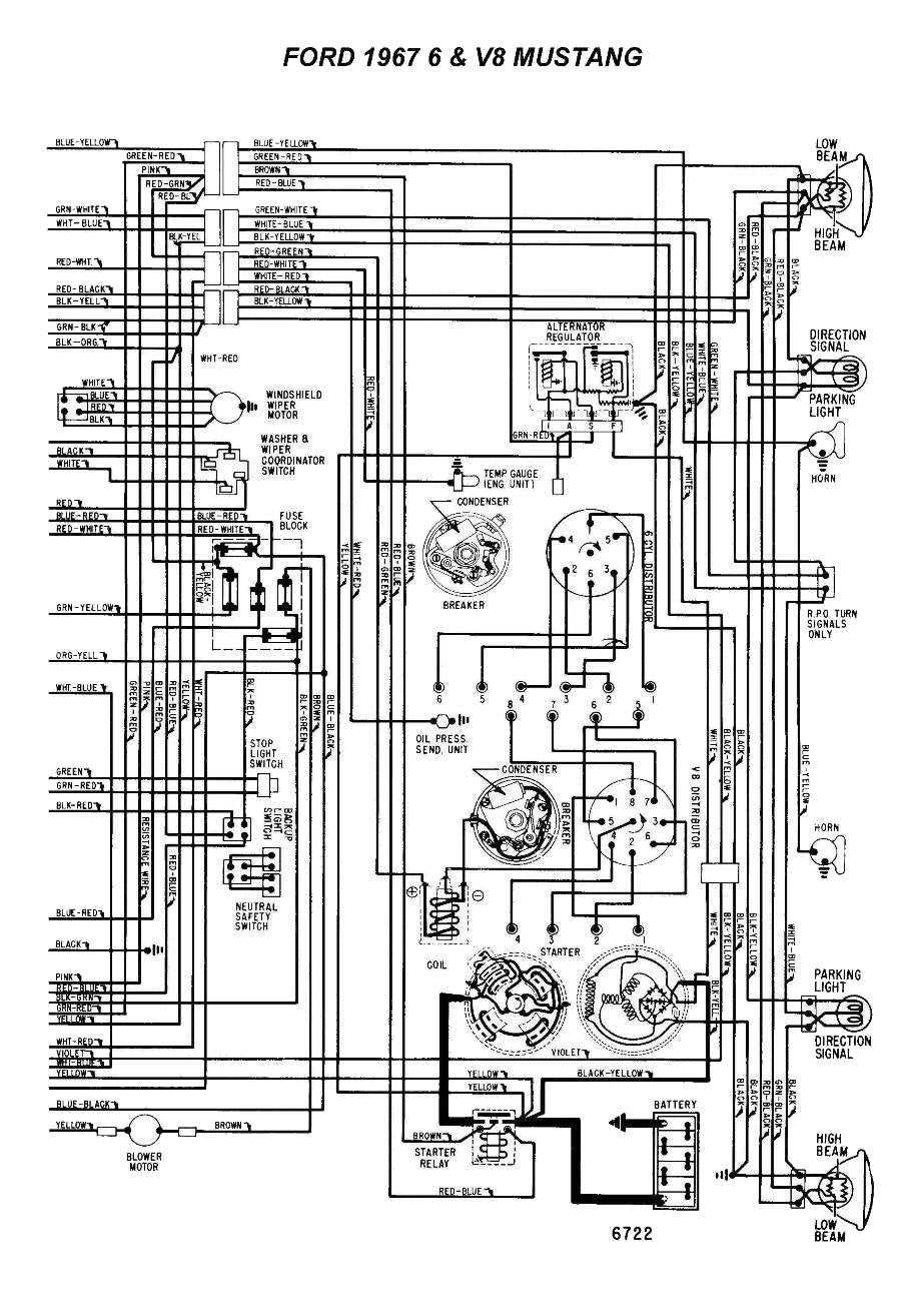 Wiring Diagram 1967 Mustang Headlight Switch