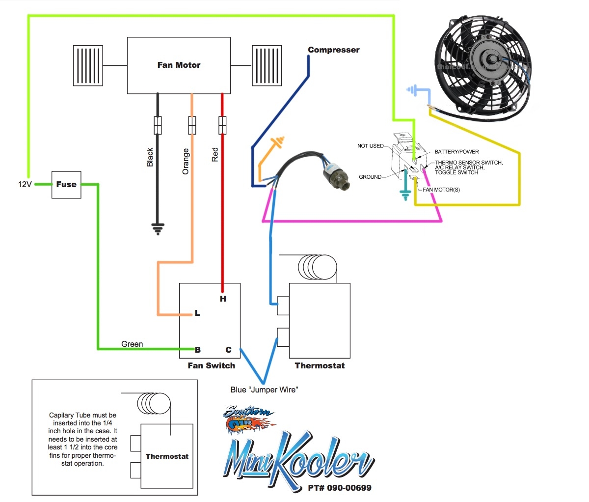 Wiring diagram Automobile Low Pressure Switch