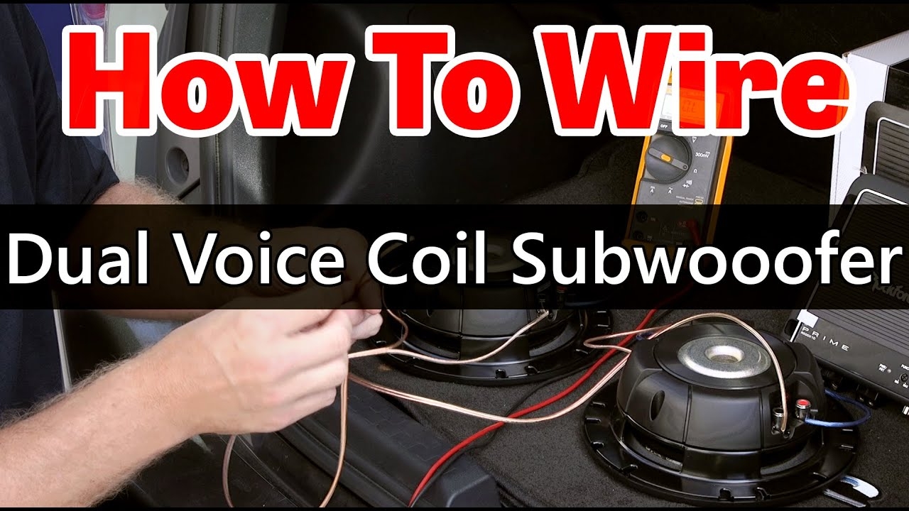 Wiring Diagram For A Dual 4 Ohm Voice Coil Subwoofer To A 2 Ohm Load 