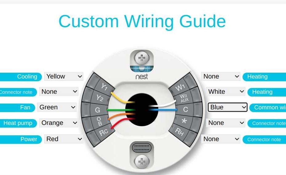 Wiring Diagram Nest Thermostat Nest Thermostat Wiring Diagram 2 Wire