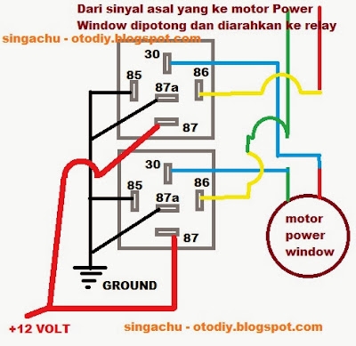 Wiring Diagram Power Window 4 Pintu