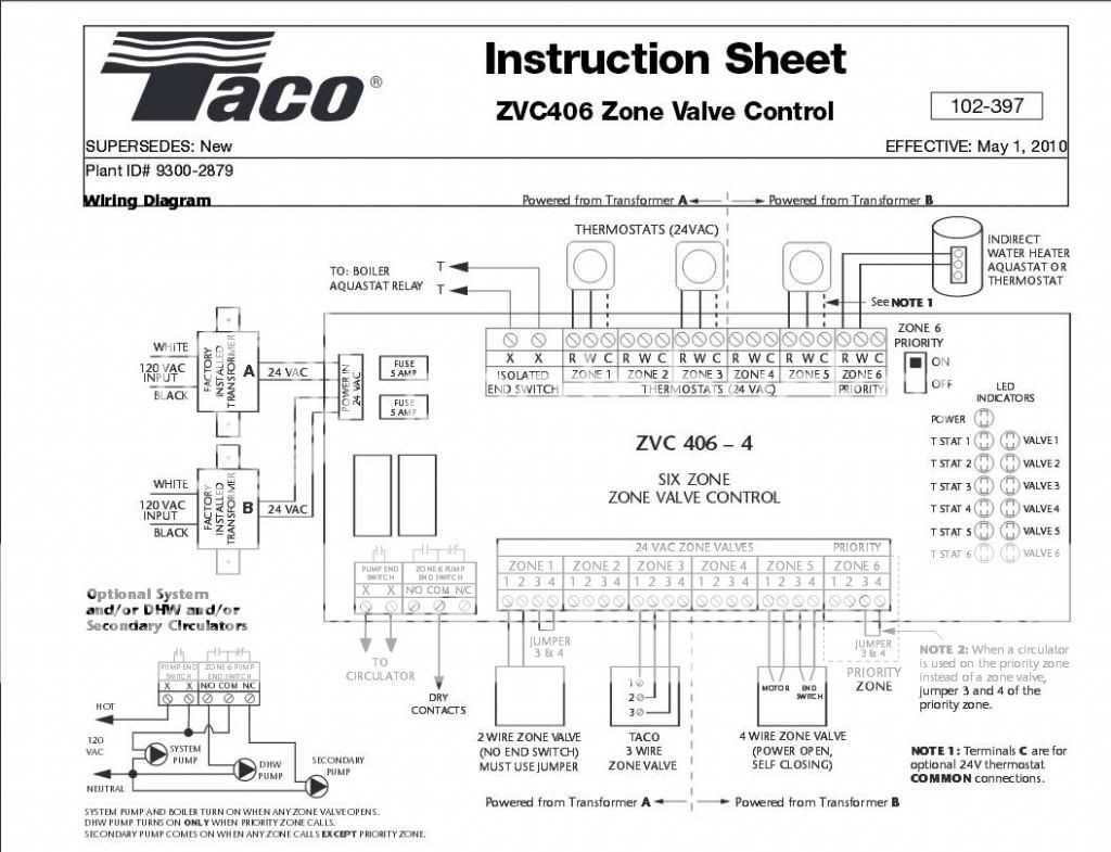Wiring Diagrams For Boiler Zone Valves