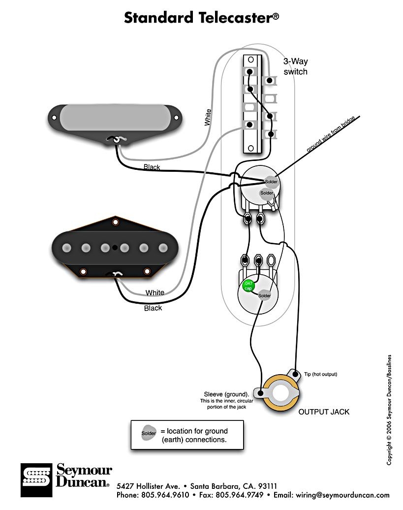 Wiring Diagrams For Telecaster Guitars Wiring Diagrams For Telecaster Guitars
