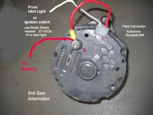 Wiring Gm Alternator Diagram