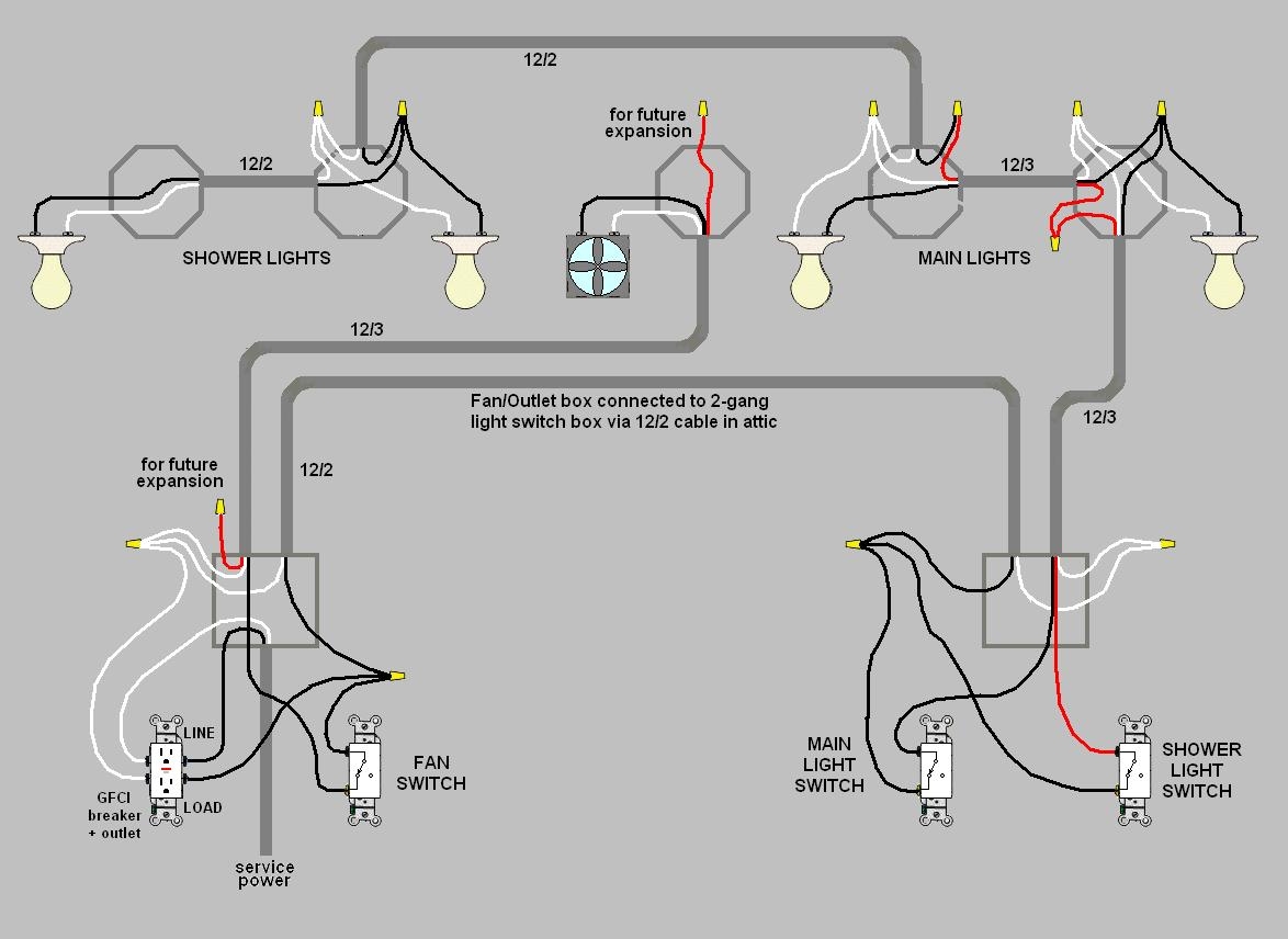 Wiring Multiple Lights And Switches On One Circuit Diagram