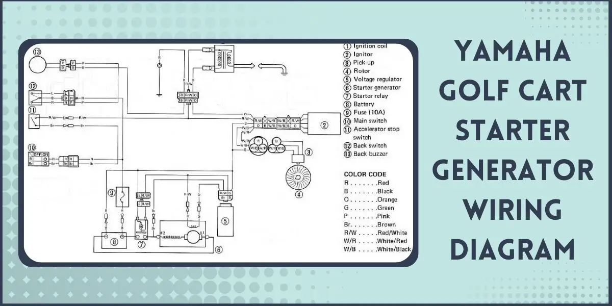 Yamaha Golf Cart Starter Generator Wiring Diagram